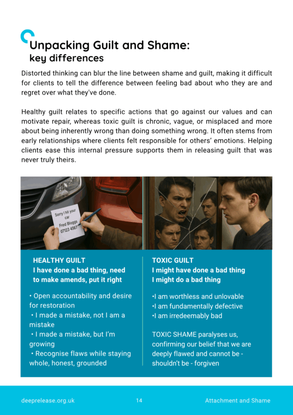 NEW! Attachment & Shame: A Companion Handbook for Counsellors and Clients - Image 3