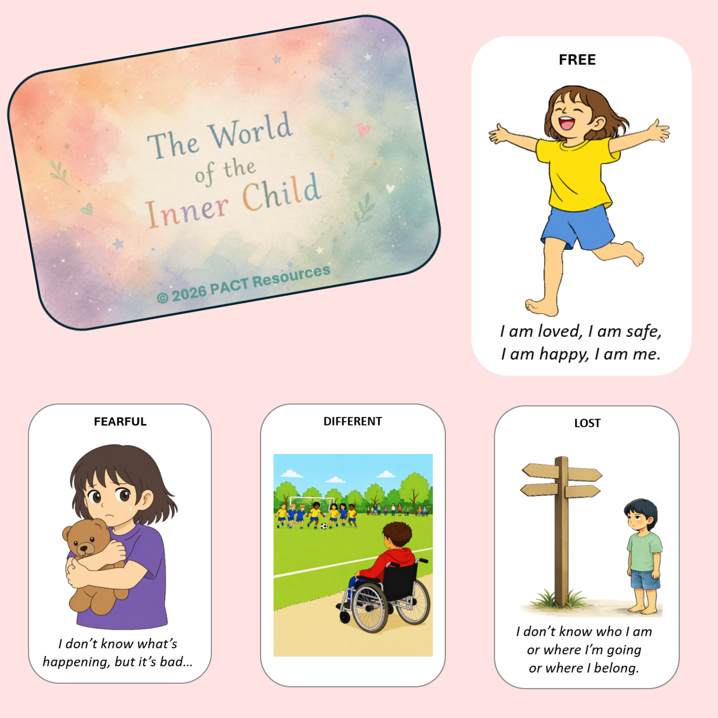 PREORDER NOW - NEW! The World of the Inner Child Cards - Image 2